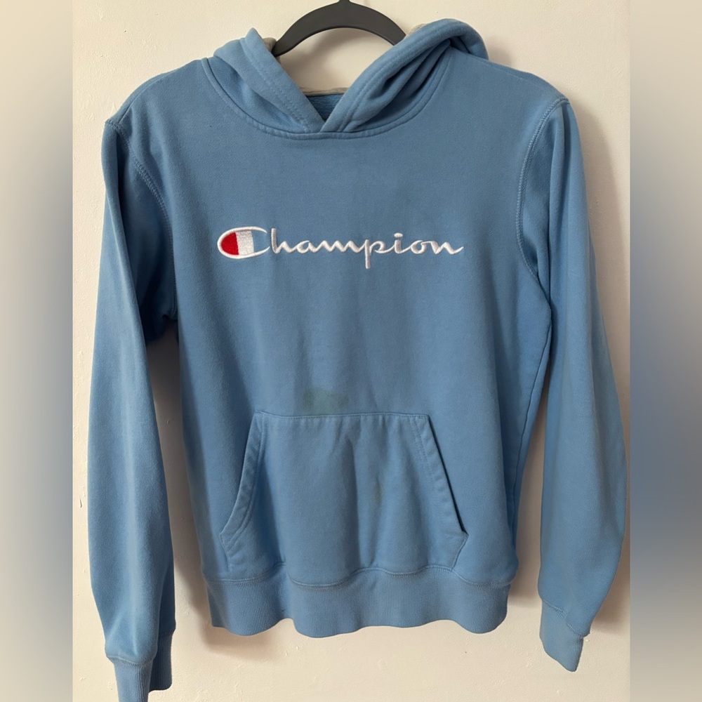 Baby Blue Champion Hoodie